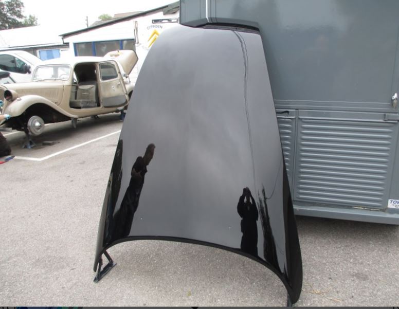 DS bonnet after flatting and polishing